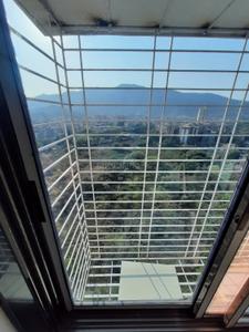 Balcony Image of 1000 Sq.ft 3 BHK Apartment / Flat for rent in Hubtown Greenwoods E Wing, Thane West Thane for Rs. 47000