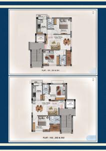 Image of 853 Sq.ft 2 BHK Apartment / Flat for sale in Medavakkam, Chennai for Rs. 6000800
