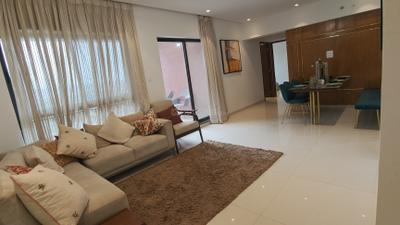 Living Room Image of 1336 Sq.ft 3 BHK Apartment / Flat for sale in Shapoorji Pallonji Sensorium Phase I, Maan Pune for Rs. 14500000