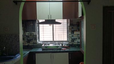 Kitchen Image of 915 Sq.ft 3 BHK Apartment / Flat for sale in Behala Kolkata for Rs. 2800000