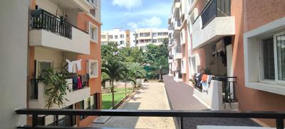 Balcony Image of 650 Sq.ft 1 BHK Apartment / Flat for sale in Disha Courtyard, Whitefield Bengaluru for Rs. 8000000