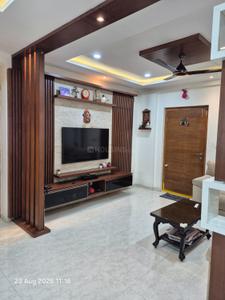 Living Room Image of 1735 Sq.ft 3 BHK Apartment / Flat for rent in Crown Whistling Woods, Manchirevula Hyderabad for Rs. 60000