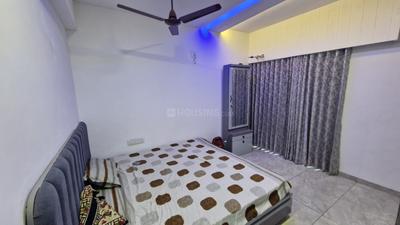 Bedroom Image of 1500 Sq.ft 3 BHK Apartment / Flat for rent in Ashwamegh Lifestyle, Sargasan Gandhinagar for Rs. 40000