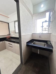 Kitchen Image of 1050 Sq.ft 2 BHK Apartment / Flat for rent in Raviraj Fortaleza Apartment, Kalyani Nagar Pune for Rs. 55000
