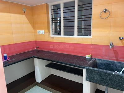 Kitchen Image of 400 Sq.ft 1 BHK Builder Floor for rent in Cox Town Bengaluru for Rs. 11000