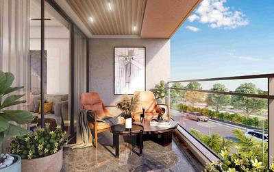 Balcony Image of 2000 Sq.ft 3 BHK Apartment / Flat for sale in Minolt Artham 97, Vaishno Devi Circle Ahmedabad for Rs. 10000000