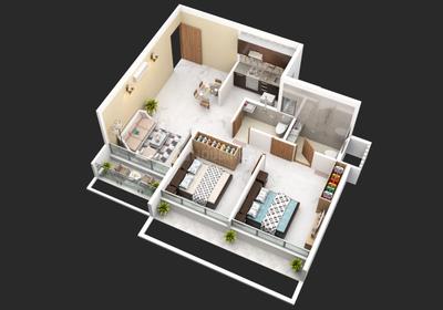 Image of 1100 Sq.ft 2 BHK Apartment / Flat for sale in Panvel, Navi Mumbai for Rs. 10000000