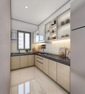 Kitchen Image of 730 Sq.ft 2 BHK Apartment / Flat for sale in Mahindra Happinest Kalyan Project B, Bhiwandi Thane for Rs. 5775000