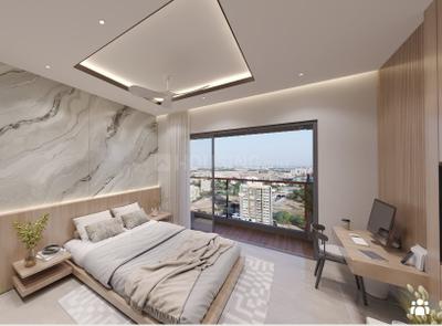 Bedroom Image of 2565 Sq.ft 3 BHK Apartment / Flat for sale in Jagatpur Ahmedabad for Rs. 12825000