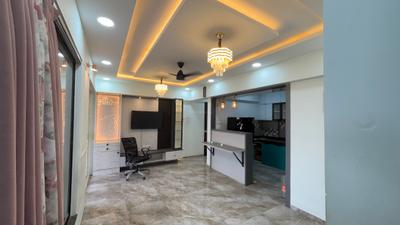 Living Room Image of 1050 Sq.ft 2 BHK Apartment / Flat for rent in Majestique City, Wagholi Pune for Rs. 28000