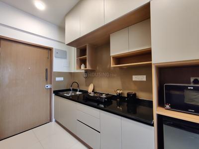 Kitchen Image of 432 Sq.ft 1 RK Studio for rent in Godrej Royale Woods, Boovanahalli Bengaluru for Rs. 28000