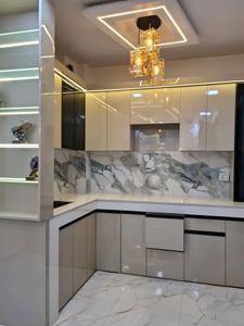 Kitchen Image of 900 Sq.ft 3 BHK Apartment / Flat for sale in Hans Luxury Floor, Dwarka Mor New Delhi for Rs. 5900000