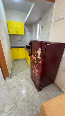 Kitchen Image of 710 Sq.ft 1 BHK Apartment / Flat for rent in BTM Layout Bengaluru for Rs. 29499