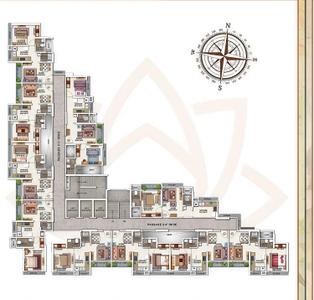 Image of 545 Sq.ft 1 BHK Apartment / Flat for sale in Atlanta Avadh, Ulhasnagar, Thane for Rs. 3699000