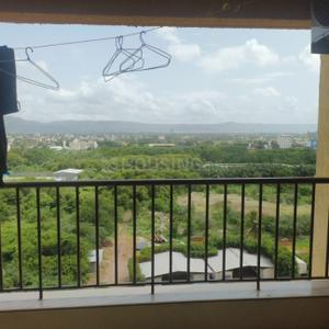 Balcony Image of 980 Sq.ft 2 BHK Apartment / Flat for rent in Magarpatta River View City, Loni Kalbhor Pune for Rs. 20000