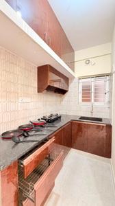 Kitchen Image of 1010 Sq.ft 2 BHK Apartment / Flat for rent in Singasandra Bengaluru for Rs. 36500