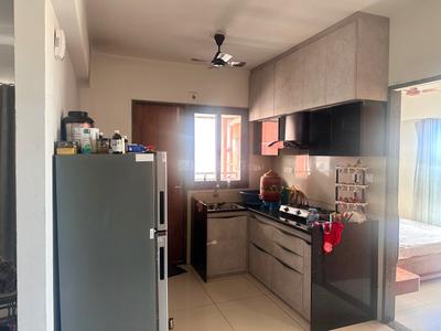 Kitchen Image of 1935 Sq.ft 3 BHK Apartment / Flat for rent in ICB Flora O Block, Gota Ahmedabad for Rs. 28000