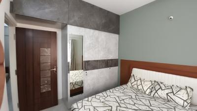 Bedroom Image of 699 Sq.ft 1 BHK Builder Floor for rent in Mahadevapura Bengaluru for Rs. 32000