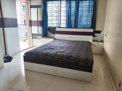 Bedroom Image of 1300 Sq.ft 3 BHK Apartment / Flat for rent in Diamond City West, Sarsuna Kolkata for Rs. 28000