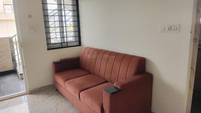 Living Room Image of 500 Sq.ft 1 BHK Independent House for rent in Teachers Colony Bengaluru for Rs. 26200