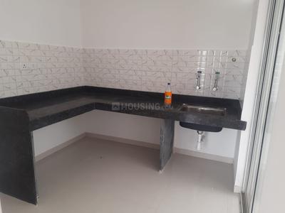 Kitchen Image of 950 Sq.ft 2 BHK Apartment / Flat for rent in Majestique Rhythm County, Handewadi Pune for Rs. 20500