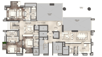 Image of 10750 Sq.ft 5 BHK Duplex for sale in ATS Knightsbridge, Sector 124, Noida for Rs. 260000000
