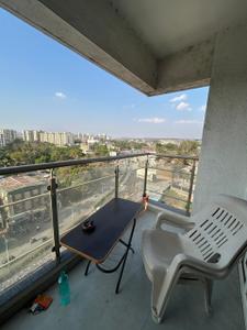 Balcony Image of 1300 Sq.ft 3 BHK Apartment / Flat for rent in Rucha Stature, Nanded Pune for Rs. 35000