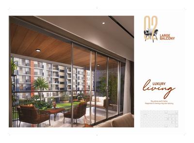Hall Image of 2520 Sq.ft 3 BHK Apartment / Flat for sale in Arcadia 111, Chharodi Ahmedabad for Rs. 14000000