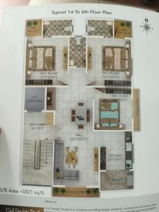 Image of 1823 Sq.ft 3 BHK Apartment / Flat for sale in Somalwada, Nagpur for Rs. 9000000