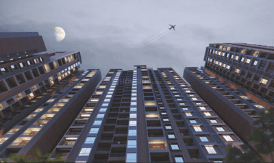 Image of 1050 Sq.ft 2 BHK Apartment / Flat for sale in Park West, Kiwale, Pune for Rs. 6487000
