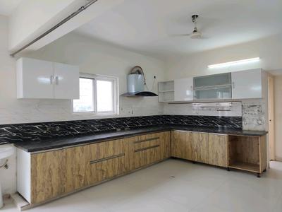 Kitchen Image of 3260 Sq.ft 3 BHK Apartment / Flat for rent in Floatilla Apartments, Neknampur Hyderabad for Rs. 65000
