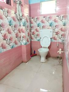 Common Bathroom Image of 800 Sq.ft 1 RK Independent House for rent in Garia, Sonarpur Kolkata for Rs. 7000