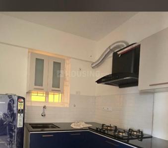 Kitchen Image of 855 Sq.ft 2 BHK Apartment / Flat for rent in Sowparnika Jazzmyna, Kunnamangalam Kozhikode for Rs. 30000