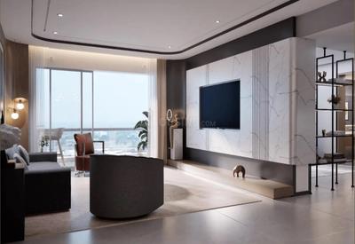Hall Image of 1650 Sq.ft 3 BHK Apartment / Flat for sale in Mantra One Residences by Burgundy, Mundhwa Pune for Rs. 27500000