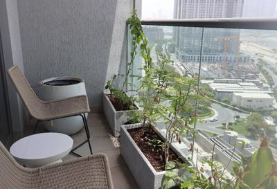 Balcony Image of 1167 Sq.ft 2 BHK Apartment / Flat for sale in Sobha Hartland One Park Avenue by Sobha Realty, Nad Al Sheba Dubai for Rs. 71500000