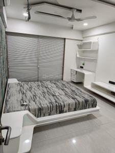Bedroom Image of 1200 Sq.ft 2 BHK Apartment / Flat for rent in Satyam Status , Jodhpur Ahmedabad for Rs. 29000