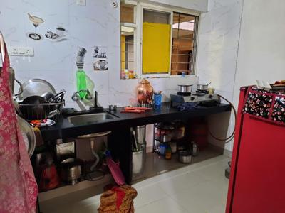 Kitchen Image of 656 Sq.ft 1 BHK Apartment / Flat for sale in Shree Gokulam, Chikhali Pune for Rs. 4000000