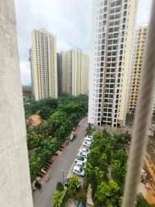 Balcony Image of 820 Sq.ft 3 BHK Apartment / Flat for rent in Runwal Gardens, Dombivli East Thane for Rs. 23000