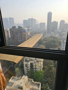 Balcony Image of 550 Sq.ft 1 BHK Apartment / Flat for rent in Ruparel Skygreens I, Kandivali West Mumbai for Rs. 35000
