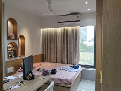 Bedroom Image of 3475 Sq.ft 4 BHK Apartment / Flat for rent in Nysa Essence 51, Ghatlodiya Ahmedabad for Rs. 70000