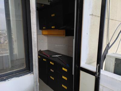 Kitchen Image of 913 Sq.ft 2 BHK Apartment / Flat for rent in Laabham Residency, Pipliyahana Indore for Rs. 17000
