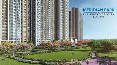 Image of 1387 Sq.ft 3 BHK Apartment / Flat for sale in Meridian Park at The Prestige City, Dommasandra, Bengaluru for Rs. 19000000