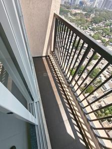Balcony Image of 550 Sq.ft 1 BHK Apartment / Flat for rent in Raunak Residency, Thane West Thane for Rs. 27000