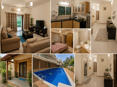 Image of 893 Sq.ft 1 BHK Apartment / Flat for sale in Aldeia Siesta, Saligao, Goa for Rs. 9900000