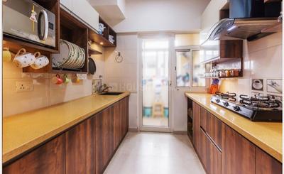 Kitchen Image of 1650 Sq.ft 3 BHK Apartment / Flat for rent in HPGK Paalm Paradise Phase III, Sahara Estate Gorakhpur for Rs. 22000