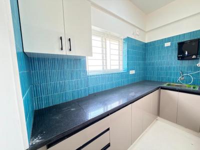 Kitchen Image of 550 Sq.ft 1 BHK Apartment / Flat for rent in Kadubeesanahalli Bengaluru for Rs. 34000