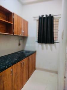 Kitchen Image of 550 Sq.ft 1 BHK Apartment / Flat for rent in Mahalakshmi Nagar Indore for Rs. 15000