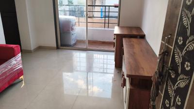 Living Room Image of 600 Sq.ft 1 BHK Independent House for rent in Kharadi Pune for Rs. 24000