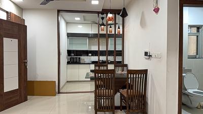 Kitchen Image of 1080 Sq.ft 2 BHK Apartment / Flat for rent in Adani The Meadows, Shantigram Ahmedabad for Rs. 35000