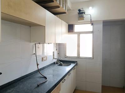 Kitchen Image of 550 Sq.ft 1 BHK Apartment / Flat for rent in Eden Woods Complex, Thane West Thane for Rs. 28000